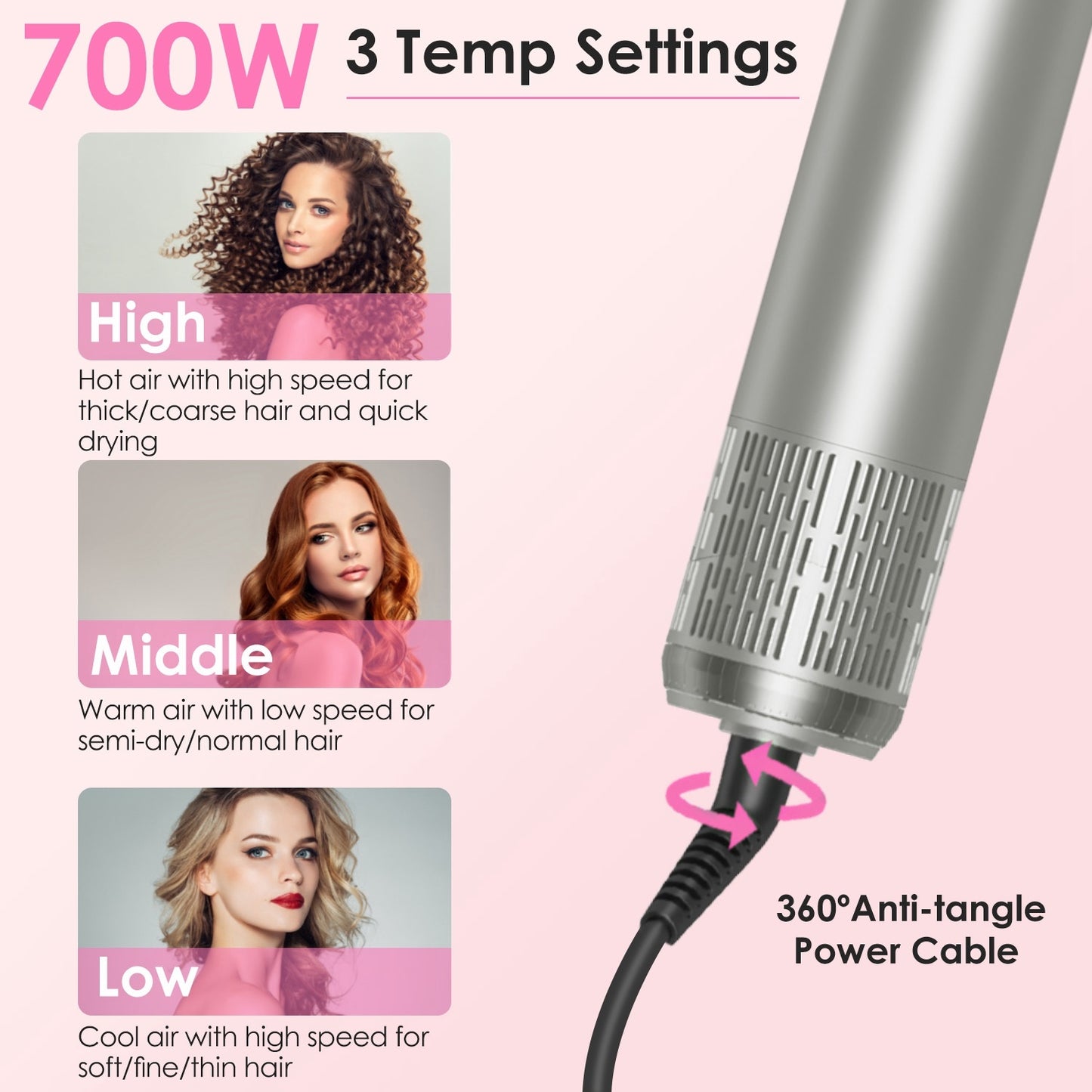 6 In 1 Hot Air Styler