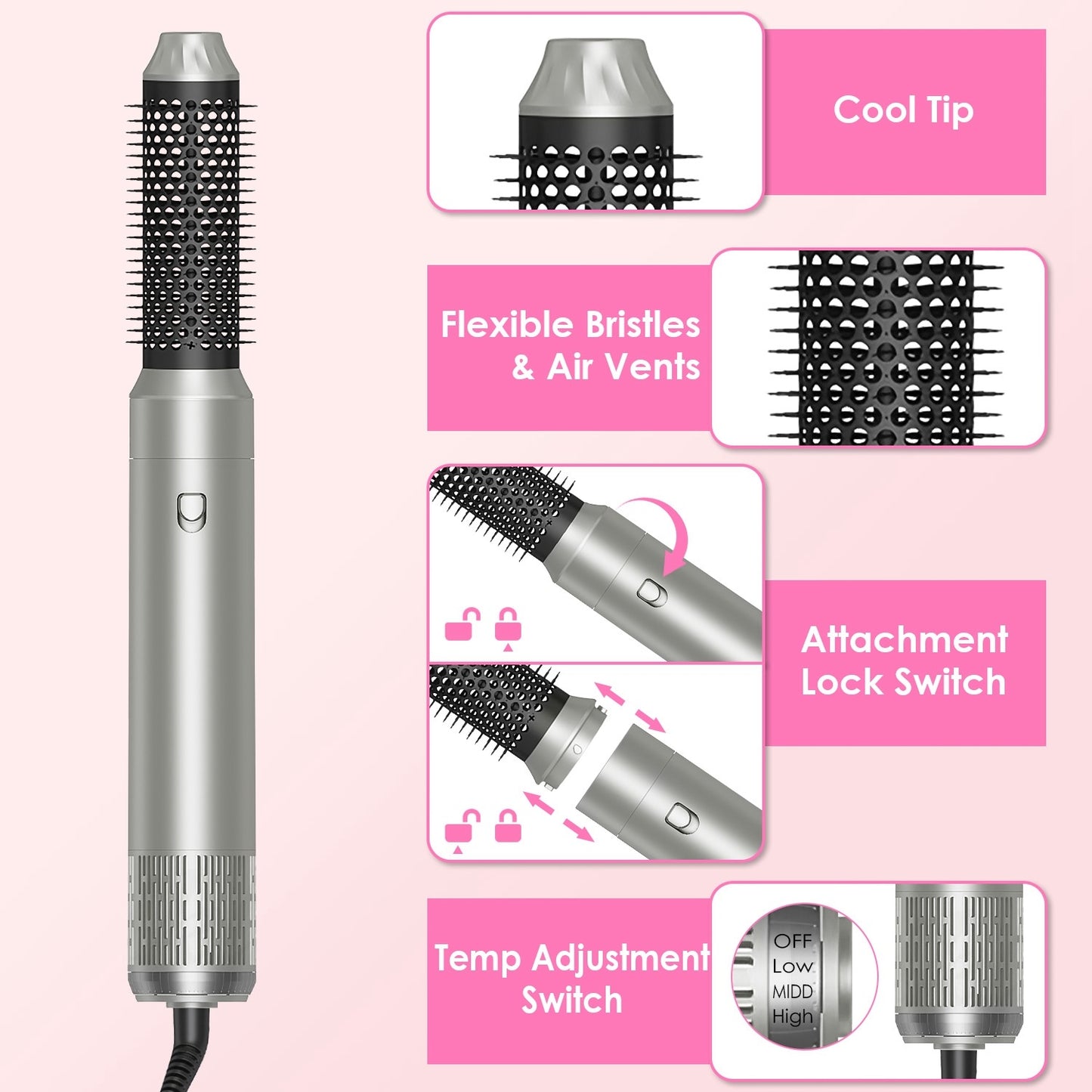 6 In 1 Hot Air Styler