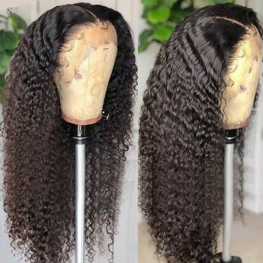 Deep Wave T Part Frontal Wig Human Hair