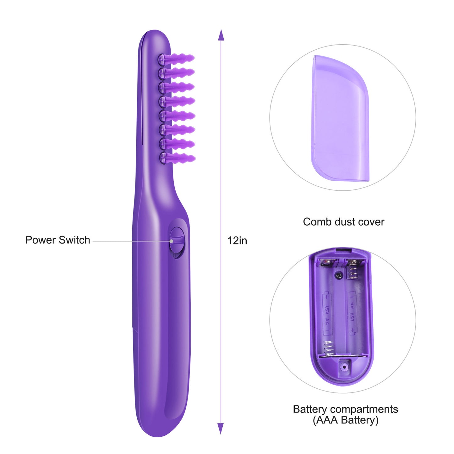 Electric Detangling Scalp Massage Brush